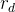 r_{d}